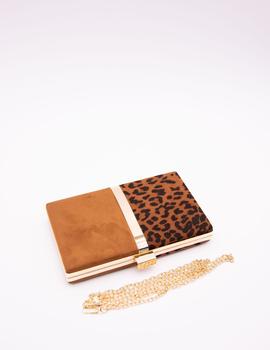 Bolso fiesta leopardo/camel