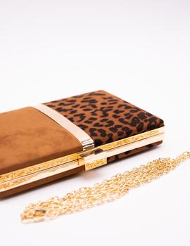 Bolso fiesta leopardo/camel