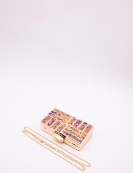 Bolso fiesta carey azul