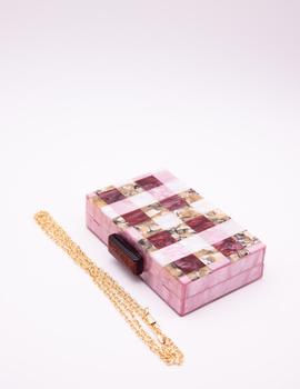 Bolso fiesta metacrilato rosa