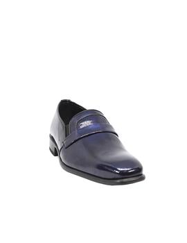 Zapato charol Conti Ferrati 3788 azul para hombre