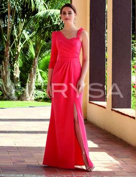 Vestido Dupple largo coral