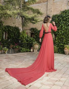 Vestido X&M ablusado rojo