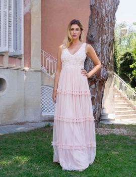 Vestido CEYLAN Aria rosa claro