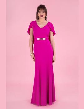 Vestido COKER sirena fucsia