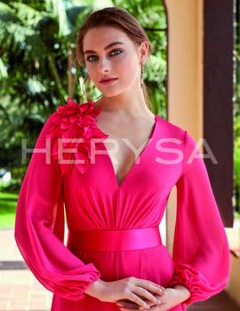 Vestido HERYSA Samanta fucsia