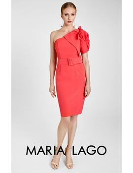 Vestido corto MARÍA LAGO Nadín coral