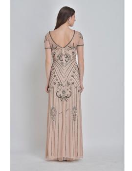 Vestido largo Crazy London nude