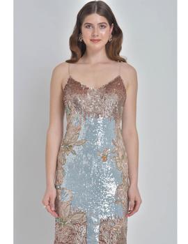 Vestido corto Crazy London lentejuelas