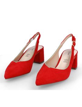 Zapato salón Menbur rojo