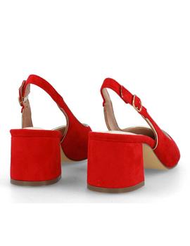 Zapato salón Menbur rojo