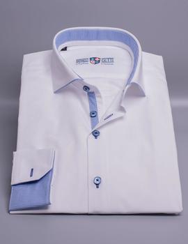 Camisa Rafhaelo Gutti 4572 blanca para hombre