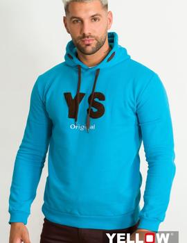 Sudadera Yellow Skin 7524 azul para hombre