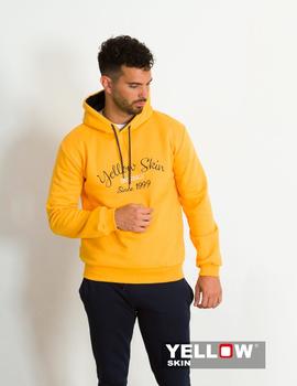 Sudadera Yellow Skin 6923 mostaza para hombre