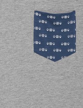 Camiseta Blend 20710633 gris  para hombre