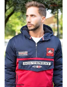 Cazadora Southwest VALORIA rojo/marino para hombre