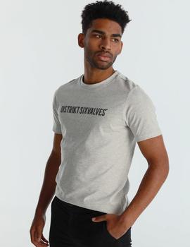 Camiseta Six Valves pique DENMARK gris para hombre