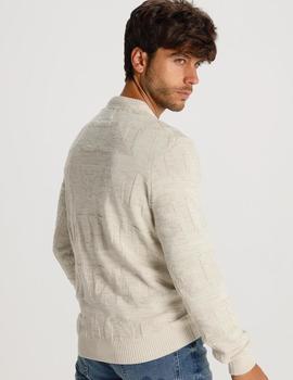 Jersey Six Valves EMBOSSED beige para hombre