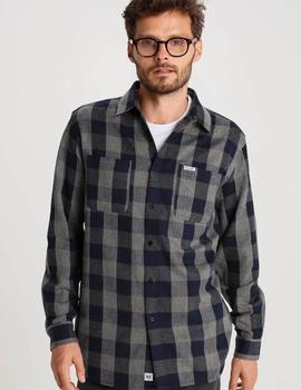 Sobrecamisa Bendorff cuadros franela azul para hombre