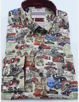 Camisa Darío Beltrán QUENTAR estampada para hombre