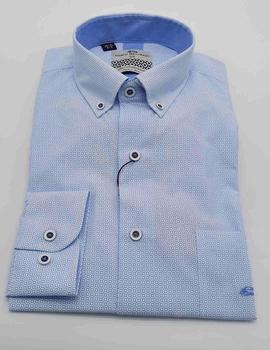 Camisa Darío Beltrán VILAR celeste para hombre