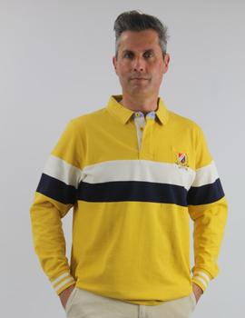 Polo manga larga Southwest BOLTANA amarillo para hombre