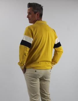 Polo manga larga Southwest BOLTANA amarillo para hombre