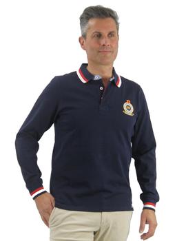 Polo manga larga Southwest NOSA marino para hombre