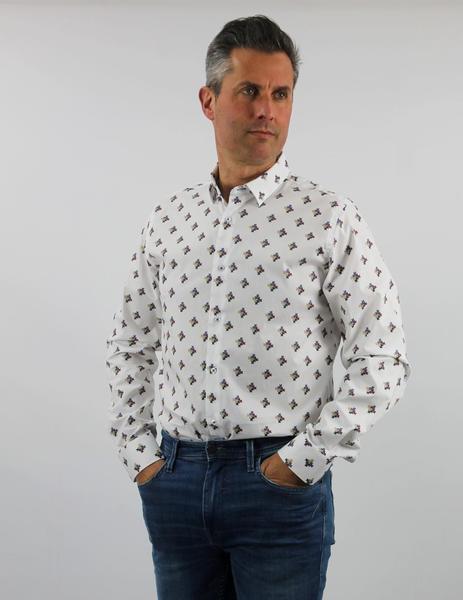 Camisa Sinigual 12153 estampada para hombre