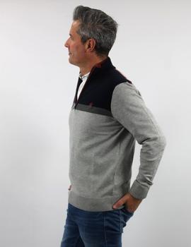 Jersey Martin´s 211 gris combinado para hombre