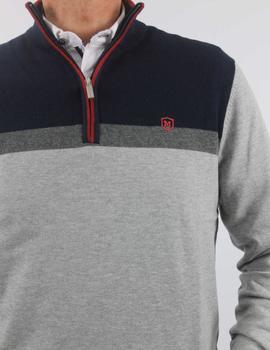 Jersey Martin´s 211 gris combinado para hombre