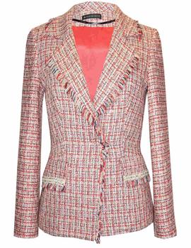 Chaqueta Tweed Arggido roja