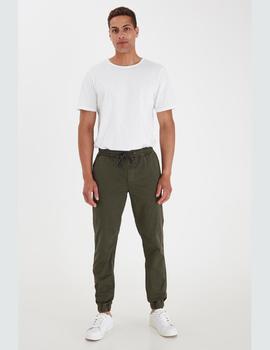 Pantalón BLEND 2044 cargo verde puño.