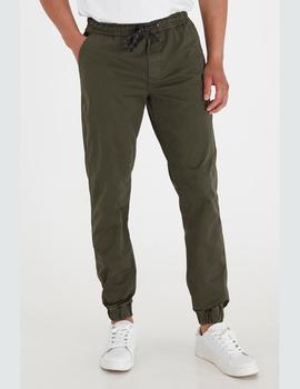 Pantalón BLEND 2044 cargo verde puño.