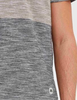 Camiseta Blend 1678 gris franjas para hombre