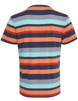 Camiseta Blend 1714 franjas multicolor para hombre