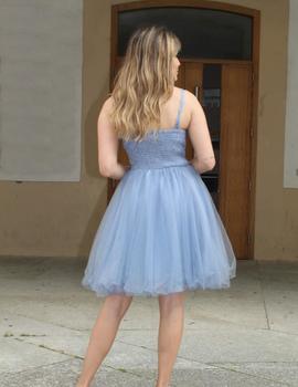 VESTIDO CORTO AZUL