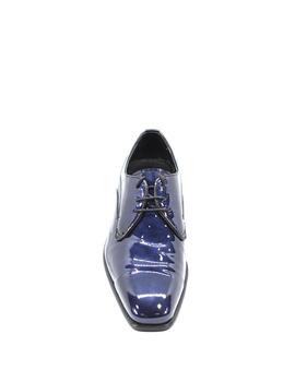 Zapato CONTI FERRARI charol azul