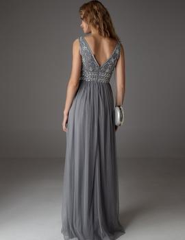 Vestido CEYLAN New Mulan gris