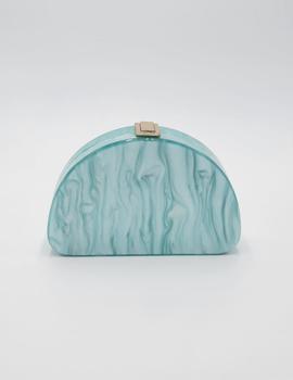 Bolso nacar verde agua