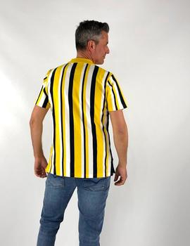 Polo SOUTHWEST Bradt amarillo rayas para hombre