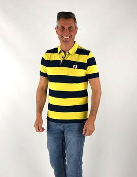 Polo SOUTHWEST Letur amarillo rayas para hombre