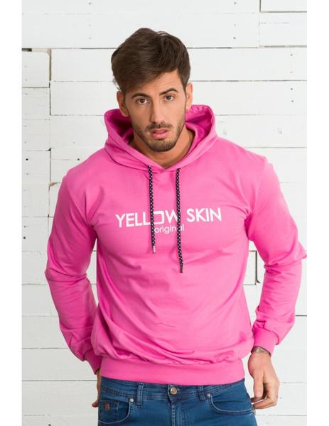 Sudadera YELLOW SKIN 7452 fucsia hombre