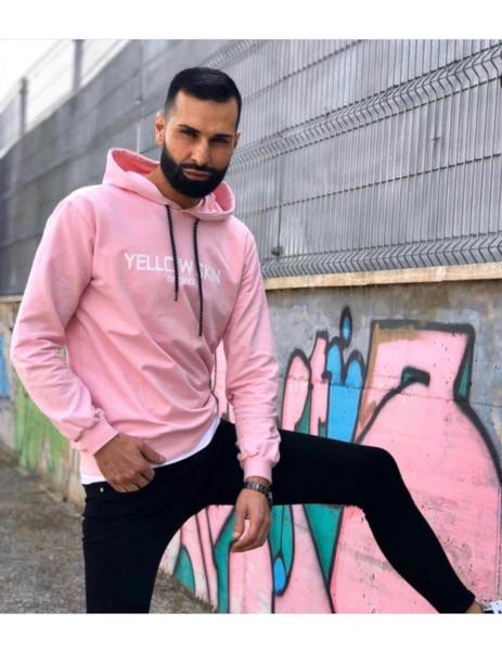 Sudadera Rosa con capucha