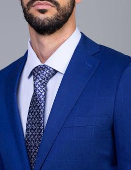 Traje LINO CLEMENTE Ares azul cuadros para hombre