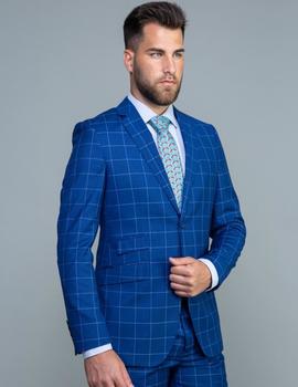 Taje LINO CLEMENTE Leal azul cuadros para hombre