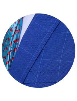 Taje LINO CLEMENTE Leal azul cuadros para hombre