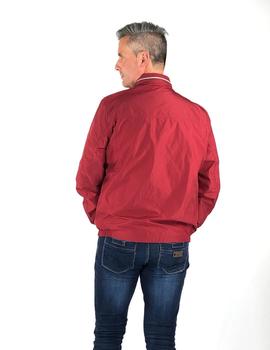 Parka reversible ROBERTO BASSI Nudos roja para hombre