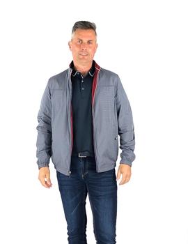 Parka reversible ROBERTO BASSI Nudos roja para hombre