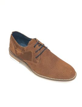 Zapato 19053 serraje cuero para hombre